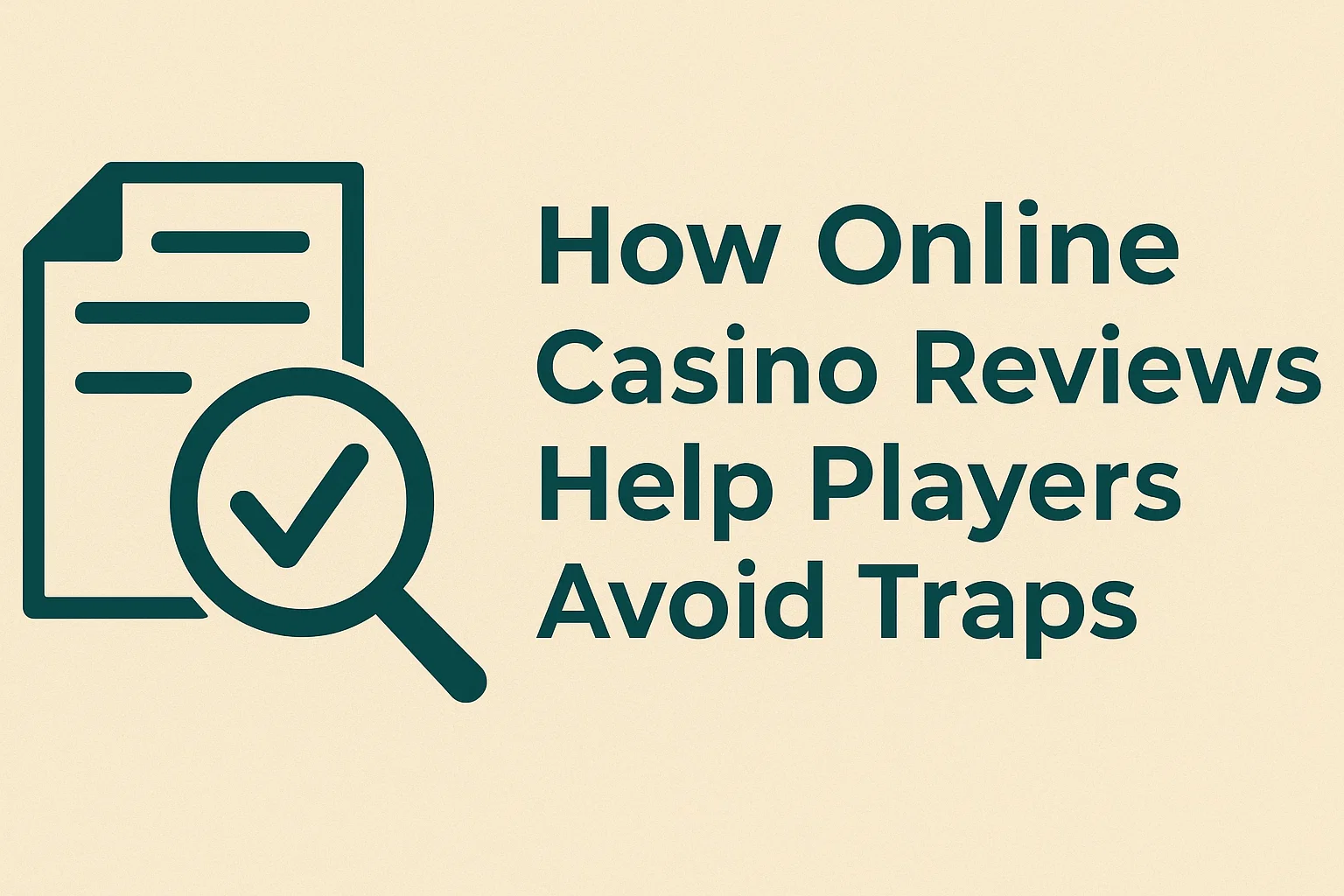 How Online Casino Reviews Help Players Avoid Traps
