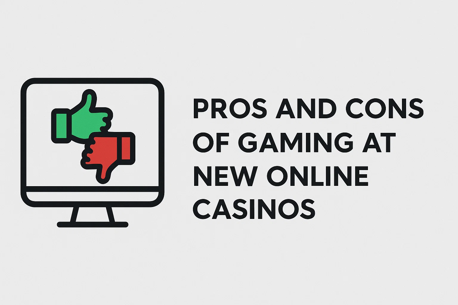 Pros and Cons of Gaming at New Online Casinos